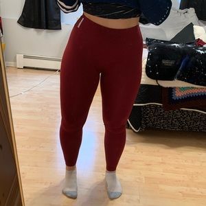 S Gymshark Red Leggings